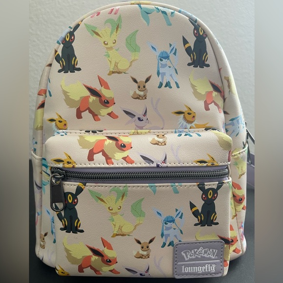 Pokemon Other - Pokemon Loungefly Mini Backpack with Eevee Evolutions